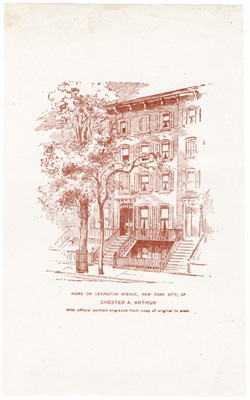 Home on Lexington, Avenue, New York City, of Chester A. Arthur